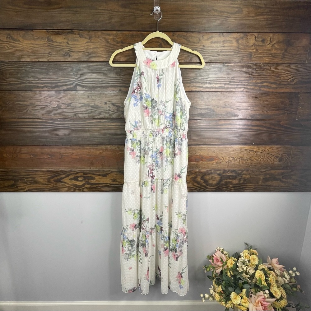 Ted Baker Kahlay Pergola Halterneck Midi Dress New Size 6 - Picture 2 of 7